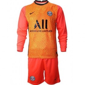 Jalkapallo Pelipaidat Paris Saint-Germain PSG Maalivahti Lasten Kotipaita 2020-2021 Pitkähihainen